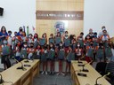 Alunos do CESI visitam a Câmara de Vereadores de Manhuaçu