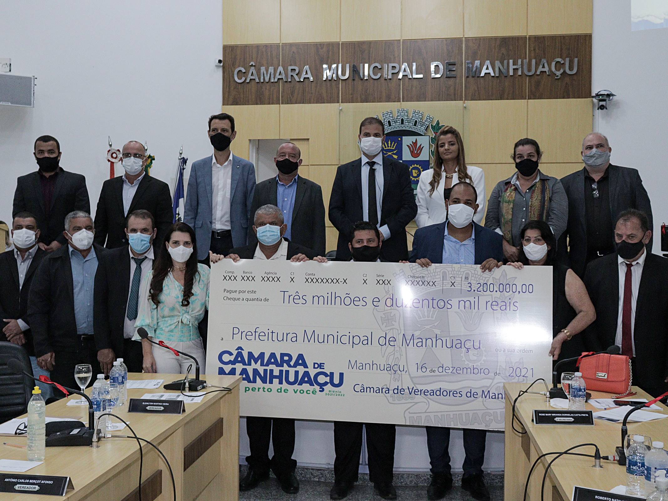 ECONOMIA RECORDE: Câmara de Manhuaçu repassa R$ 3.200.000,00 para a Prefeitura