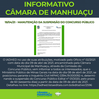 Informativo Câmara - 19/04