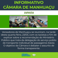Informativo Câmara - 23/03