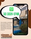 Câmara Municipal de Manhuaçu disponibiliza atendimento via WhatsApp