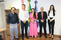 Câmara Municipal recebe visita do gerente geral do Banco do Brasil