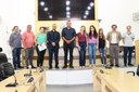 Comitiva da Câmara de Lajinha visita poder legislativo de Manhuaçu