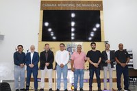 Comitiva do poder legislativo de Cataguases visita Câmara de Manhuaçu