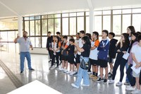 Projeto Cidadania da câmara recebe alunos da Escola do Futuro